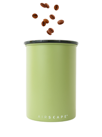 Airscape - Boîte à café hermétique métal vert anis 500 g